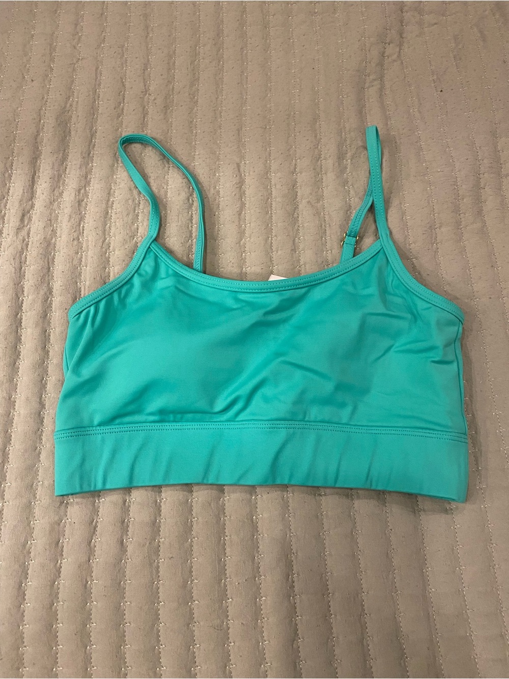 Lime Ricki Turquoise Swim Top Medium